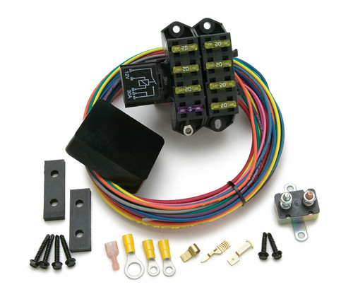 Painless Wiring 70207 Fuse Block, Weather Resistant Auxiliary, 7 Circuit, Harness / Relay, Universal, Each