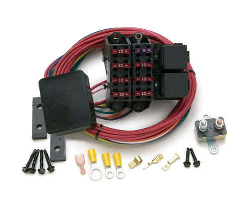 Painless Wiring 70217 Fuse Block, Auxiliary, 7 Circuit, Weather Resistant, Harness / Relay, Universal, Each