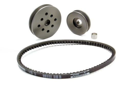 Powermaster 171 Pulley Kit, V-Belt, Aluminum, Water Pump Driven, Kit