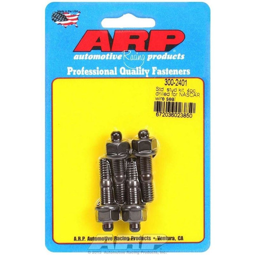 ARP 300-2401 Carburetor Studs, 5/16-18/24 in. Thread, 1.700 in. Long, Hex Nut, Set of 4