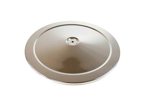 Racing Power Co-Packaged R2195T Air Cleaner Lid, Muscle Car Style, 14 in Round, Steel, Chrome, Each