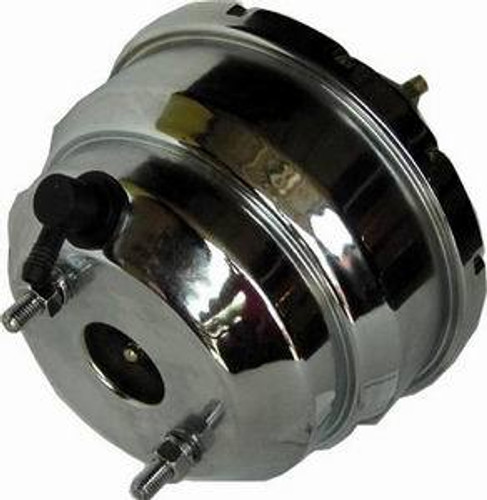 Racing Power Co-Packaged R3907 Power Brake Booster, 7 in OD, Dual Diaphragm, Steel, Chrome, GM A-Body / F-Body 1968-72, Each