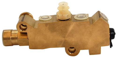 Racing Power Co-Packaged R4500 Brake Combination Valve, Disc / Drum, Brass, Natural, Each
