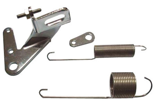Racing Power Co-Packaged R6055 Throttle Return Spring Kit, Carb Mount, Dual Springs, Stainless, Polished, Universal, Kit
