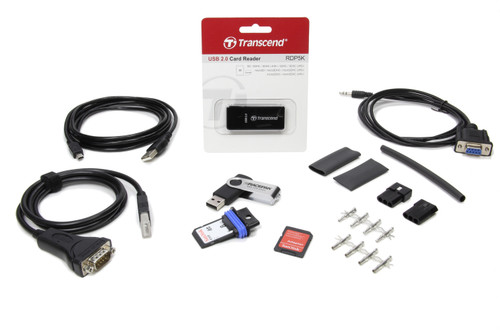 Racepak 890-DR-REK Data Logger Accessories Kit, Racepak Emergency Kit, Adapters / Cables / Connector Kit / Flash Drive / Memory Cards, Zip lock Bag, Kit