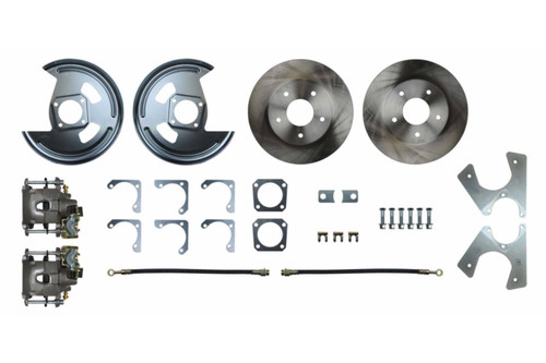 Right Stuff Detailing AFXRDM78 Brake System, Street Series, Disc Conversion, Rear, 1 Piston Caliper, 11.000 in Rotors, GM A-Body / F-Body / G-Body, Kit