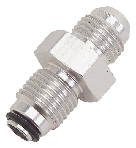 Russell 648030 Fitting, Adapter, Straight, 6 AN Male to 5/8-18 in Male O-Ring, Aluminum, Natural, Each