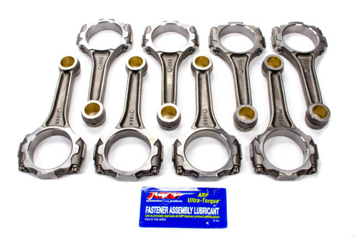 Scat Enterprises 2-ICR5955-912 Connecting Rod, Pro Stock, I Beam, 5.955 in Long, Bushed, 3/8 in Cap Screws, ARP8740, Forged Steel, Small Block Ford, Set of 8