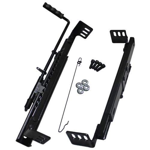 Scat Enterprises 80-9040-30 Seat Bracket, Slider, Driver / Passenger Side, Steel, Black Paint, Universal, Kit