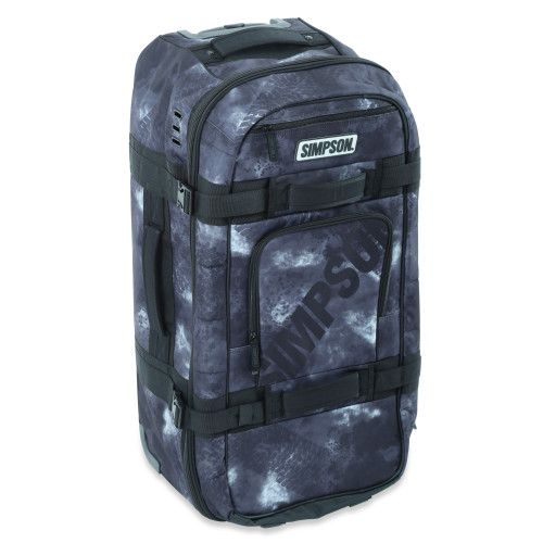 Simpson Safety 23603 Gear Bag, 33-1/2 in Long, 18 in Wide, 16-1/2 in Deep, Zipper Closure, Polyester, Black / Gray, Each