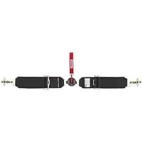 Simpson Safety 32000BK Seat Belt, Lap, Camlock, SFI 16.1, Pull Up Adjust, Floor Mount, Nylon, Black, Kit