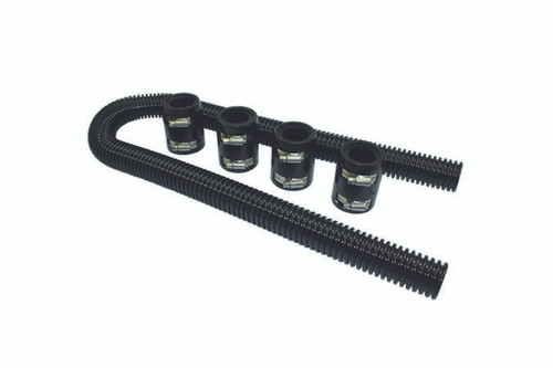 Specialty Products Company 6454 Radiator Hose Kit, 48 in Long, Black End Caps, Stainless, Black, Kit