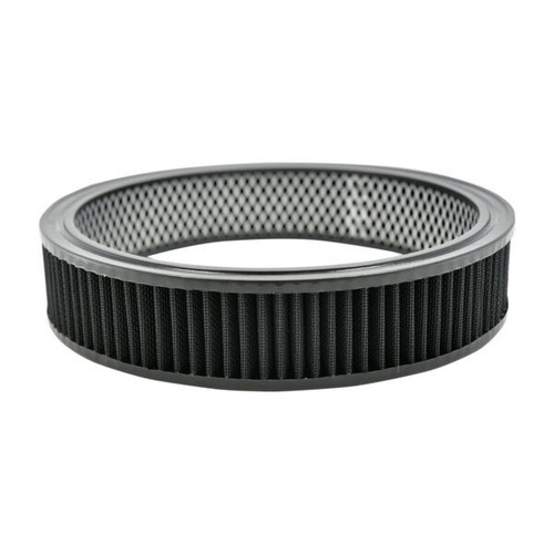 Specialty Products Company 7136BK Air Filter Element, Round, 10 in Diameter, 2 in Tall, Reusable Cotton, Black, Universal, Each