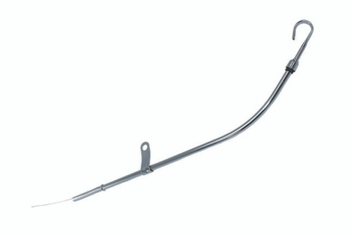 Specialty Products Company 7146 Engine Oil Dipstick, Solid Tube, Block Mount, 23 in Long, Steel, Chrome, Small Block Chevy, Each