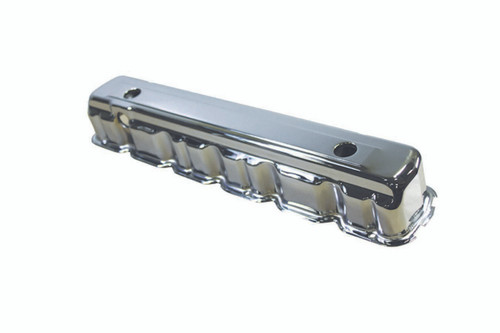 Specialty Products Company 7193 Valve Cover, Stock Height, Baffled, Breather Holes, Steel, Chrome, GM In-Line-6, Each