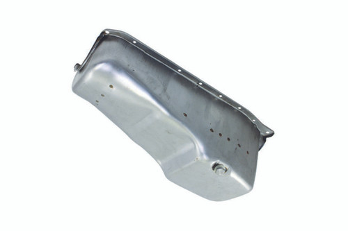 Specialty Products Company 7441X Engine Oil Pan, Rear Sump, 4 qt, Stock Depth, Steel, Natural, Small Block Chevy, Each