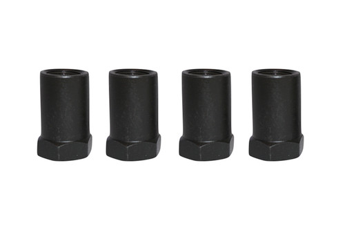 Scorpion Performance PL716-4 Rocker Arm Nut, Race Series Polylock, 7/16-20 in Thread, Steel, Black Oxide, Set of 4