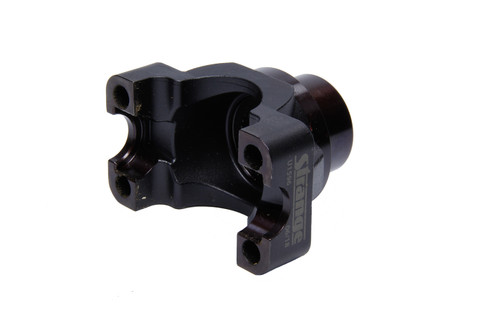 Strange U1596 Pinion Yoke, 30 Spline, 3.150 in Long, Chromoly, Black Oxide, 1350 U-Joint, Ford 8.8 in, Each