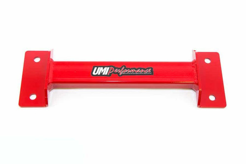 Umi Performance 2500-R Chassis Brace, Tunnel, 2 Point, Hardware Included, Steel, Red Powder Coat, Pontiac G8 2008-09 / Chevy Camaro 2010-14, Each