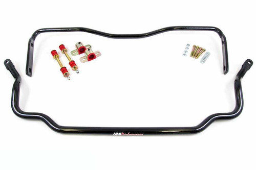 Umi Performance 403534-B Sway Bar, Front / Rear, 1-1/4 in Diameter Front, 1 in Diameter Rear, Chromoly, Black Powder Coat, GM A-Body 1964-72, Kit