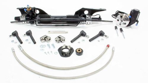 Unisteer Perf Products 8010830-01 Rack and Pinion, Power, Aluminum, Black Powder Coat, Ford Mustang 1967-70, Kit