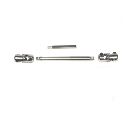 Unisteer Perf Products 8050470 Steering Shaft, 3/4 in Double D, Hardware/Joints, Stainless, Natural, Ford Mustang 1994-2004, Kit