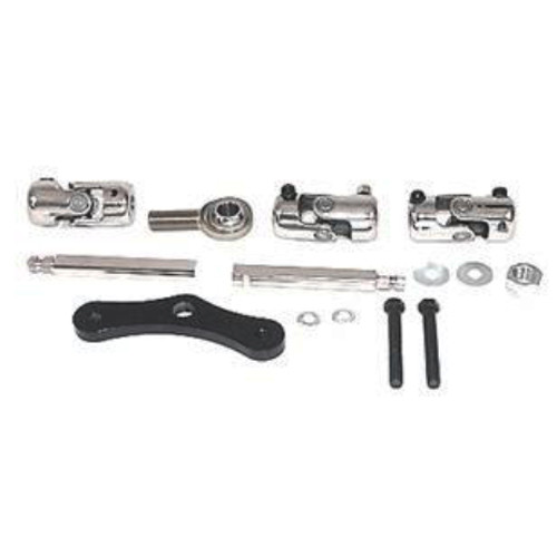 Unisteer Perf Products 8050570 Steering Shaft, 3/4 in Double D, Hardware / Joints, Steel, Natural, GM F-Body / X-Body 1967-74, Kit