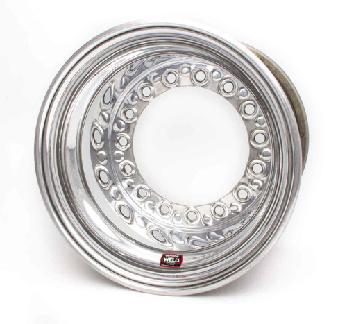 Weld Racing 558-5014 Wheel, Wide 5 XL, 15 x 10 in, 4.000 in Backspace, Wide 5 Bolt Pattern, Aluminum, Polished, Each