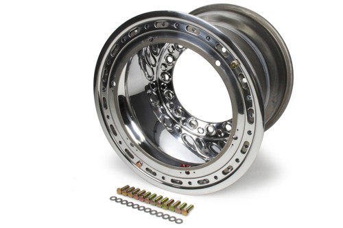 Weld Racing 559-5423 Wheel, Wide 5 XL, 15 x 14 in, 3.000 in Backspace, Wide 5 Bolt Pattern, Beadlock, Aluminum, Polished, Each