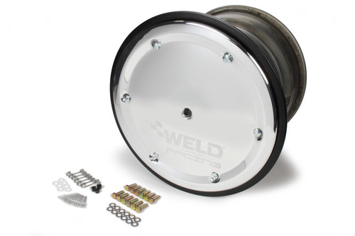 Weld Racing 559-5455M-6 Wheel, Wide 5 XL, 15 x 14 in, 5.000 in Backspace, Wide 5 Bolt Pattern, Beadlock, Cover Included, Aluminum, Polished, Each