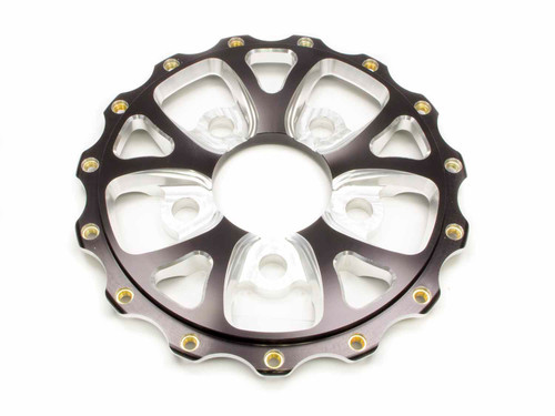 Weld Racing P613B-84 B Wheel Center Section, V-Series, 5 x 4.75 in Bolt Pattern, Rear Wheel Center, Aluminum, Black Anodized, Each