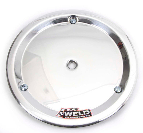 Weld Racing P650-4314A Mud Cover, Ultra Cover, Quick Release Fastener, Aluminum, Polished, 13 in Wheels, Each