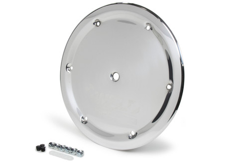 Weld Racing P650-4514A-6 Mud Cover, Quick Release Fastener, Aluminum, Polished, 15 in Wheels, Each