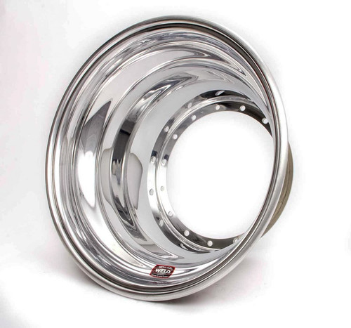 Weld Racing P857-5414 Wheel Shell, Outer, 15 x 4.25 in, Aluminum, Polished, Each