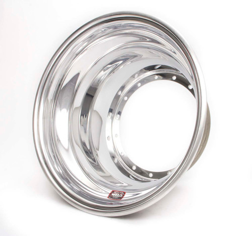 Weld Racing P857-5714 Wheel Shell, Outer, 15 x 7.25 in, Aluminum, Polished, Each