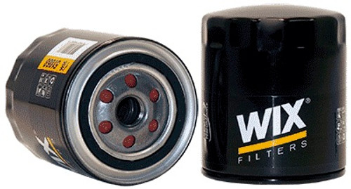 Wix Racing Filters 51068 Oil Filter, Canister, Screw-On, 4.338 in Tall, 3/4-16 in Thread, 21 Micron, Steel, Black Paint, Various Applications, Each