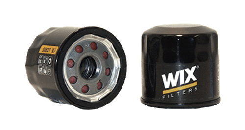 Wix Racing Filters 51365 Oil Filter, Canister, Screw-On, 2.580 in Tall, 20 mm x 1.5 Thread, 21 Micron, Steel, Black Paint, Various Applications, Each