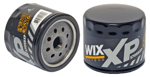 Wix Racing Filters 57099XP Oil Filter, Canister, Screw-On, 3.306 in Tall, 13/16-16 in Thread, Steel, Black, Various Applications, Each