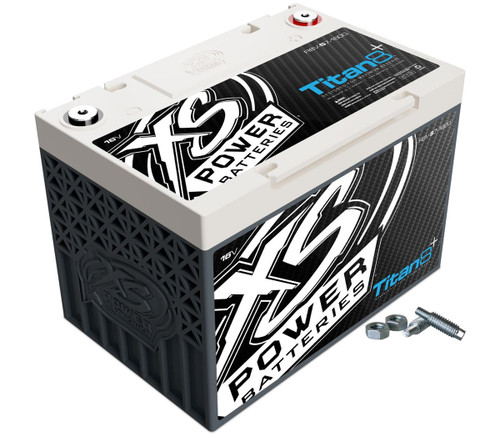 Xs Power Battery RSV-S7-1600 Battery, Titan8, Lithium-ion, 16V, 500 Cranking amp, Top Post Screw-In Terminals, 10.24 in L x 7.16 in H x 6.89 in W, Each