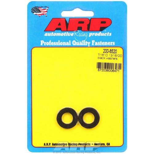 ARP 200-8520 Flat Washers, 3/8 in. ID, 0.813 in. OD, 0.120 in. Thick, Chromoly, Pair