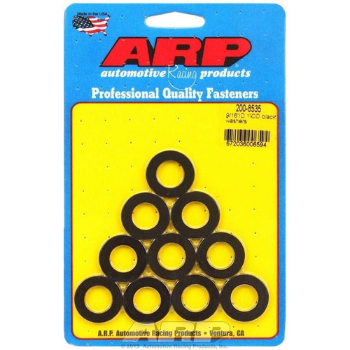 ARP 200-8535 Flat Washers, 0.563 in. ID, 1.000 in. OD, 0.120 in. Thick, Chromoly, Set of 10
