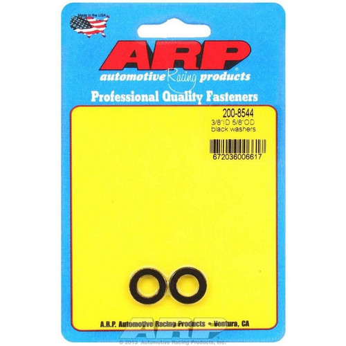 ARP 200-8544 Flat Washers, 3/8 in. ID, 5/8 in. OD, 0.120 in. Thick, Chromoly, Pair