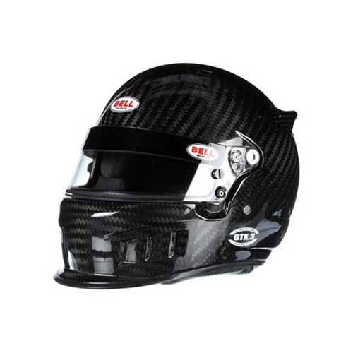 Bell Helmets 1207A13 Helmet, GTX3, Full Face, Snell SA2020, FIA Approved, Head and Neck Support Ready, Carbon Fiber, Size 7-1/4, Each