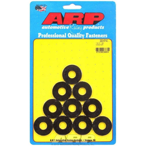 ARP 200-8742 Flat Washers, 1/2 in. ID, 1.300 in. OD, 0.120 in. Thick, Chromoly, Set of 10