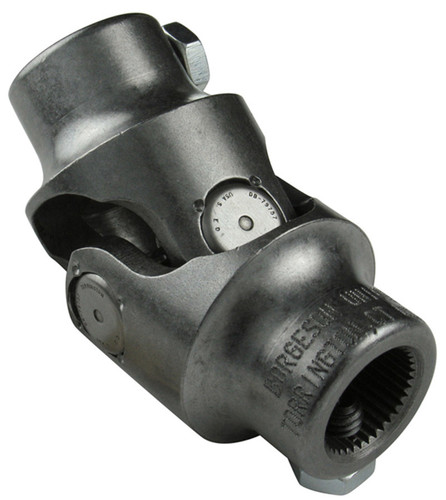 Borgeson 14949 Steering Universal Joint, Single Joint, 3/4 in Double D to 3/4 in Double D, Steel, Natural, Universal, Each