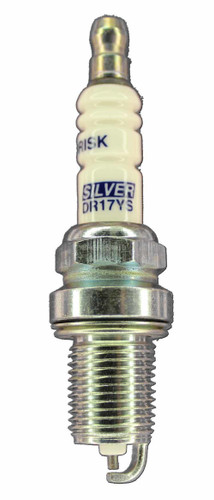 Brisk Racing Spark Plugs DR17YS Spark Plug, Silver Racing, 14 mm Thread, 19 mm Reach, Heat Range 17, Gasket Seat, Resistor, Each