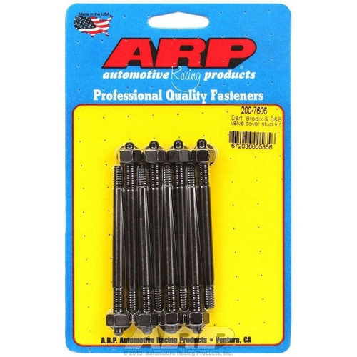 ARP 200-7606 Valve Cover Stud Kit, 3.500 in. Long, Hex Head, Chromoly, Set of 8