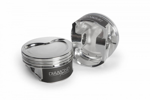 Diamond Racing Products 11589-R1-8 Piston, Competition Series, Forged, 4.070 in Bore, 1.2 x 1.2 x 3.0 mm Ring Grooves, Minus 11.00 cc, Small Block Chevy, Set of 8
