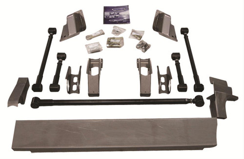 Detroit Speed Engineering 041703-SDS Suspension Kit, Quadralink, Rear, Upper Arms / Panhard Bar / Shocks / Coil-Over Springs / Lower Links / Hardware Included, Steel, Black Powder Coat, GM F-Body 1967-69, Kit