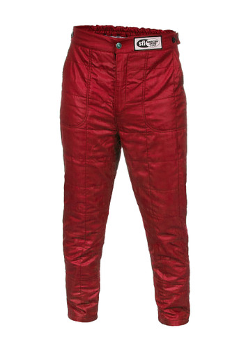 G-Force 35453MEDRD G-Limit Driving Pants, SFI 3.2A/5, Multi Layer, Fire Retardant Cotton/Nomex, Red, Medium, Each